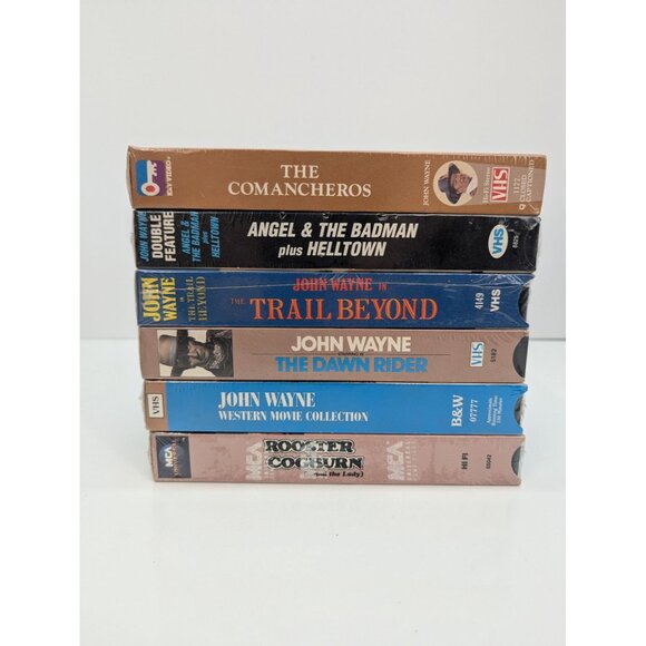 John Wayne VHS Movies Multiple Titles Lot of 6 Factory Sealed Read Description - Picture 14 of 14